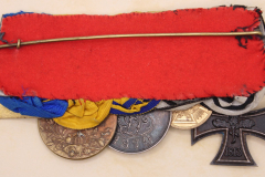 Ordensschnalle mit Sondershausen Ehrenmedaille für Kriegsverdienst 1870