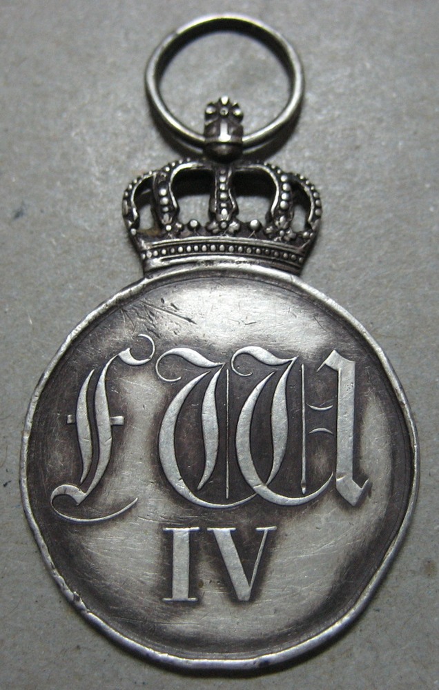 Abb. 18: Am 18.05.1842 von Friedrich Wilhelm IV. als Armeemedaille gestiftet, später zur Rote Adler Medaille gewandelt